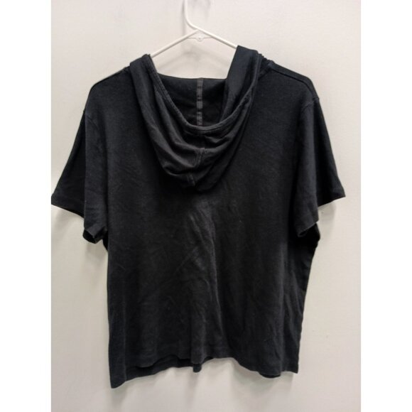 VTG Y2K CJ Banks Womens Wearable Art Hoodie Size 1X Black Embellished Grunge - Picture 7 of 8